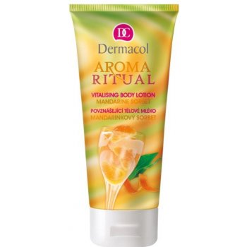 Dermacol Aroma Ritual Mandarinkový sorbet povznášející tělové mléko 200 ml