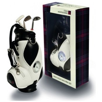 Colin Montgomerie Mini Golf Bag Pen Set