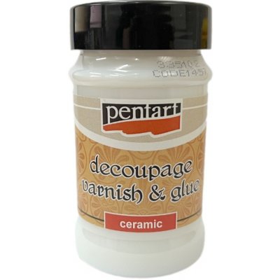 pentart Lepidlo a lak na decoupage keramiky 100 ml – Zboží Mobilmania