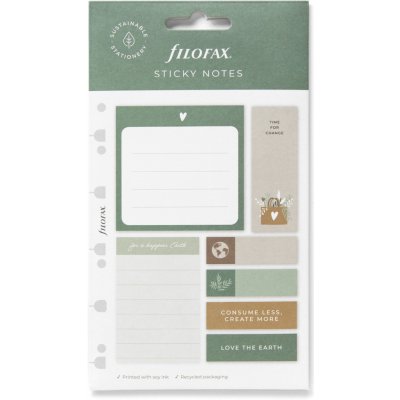 Filofax, náplň Multi, lepicí bločky Eco Essentials, Os/A5 – Zboží Živě