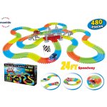 Mamido Svítící autodráha Glow Tracks 480 dílů 730 cm – Zboží Dáma