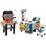 Smoby set pracovní dílna Black & Decker elektronická a obchod Supermarket s doplňky – Hledejceny.cz
