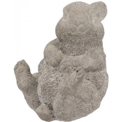 Šedá cementová dekorace sedící králíček Sitting Rabbit 12*8*11 cm – Hledejceny.cz