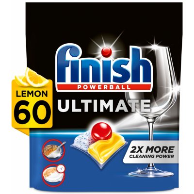 Finish Ultimate All in 1 kapsle do myčky nádobí Lemon Sparkle 60 ks 774 g – HobbyKompas.cz