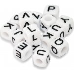 Písmenkové korálky - Z, 6x6mm – Zboží Dáma
