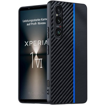 VSECHNONAMOBIL 77786 CARBON Ochranný obal pro Sony Xperia 1 VI černý-modrý – Zboží Živě