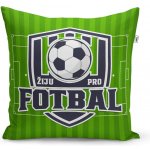 Sablio Polštář Žiju pro fotbal 40x40 – Zboží Mobilmania