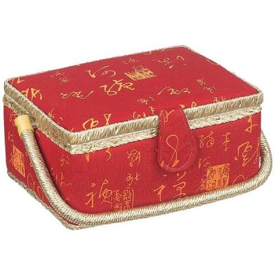 Bellatex BOX na šití červený 24x17,5x13 cm – Zboží Mobilmania
