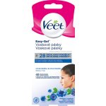 Veet Easy-Gel Obličej depilační voskové pásky pro citlivou pokožku 40 ks – Zboží Dáma
