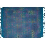 Sarong BO Batik Lotos azurová – Zboží Dáma