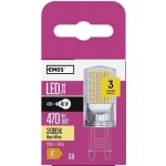 Emos LED žárovka Classic JC G9 4 W 40 W 470 lm teplá bílá – Zboží Živě