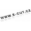 E-cut.cz Samolepka webová adresa rozměry 12 cm