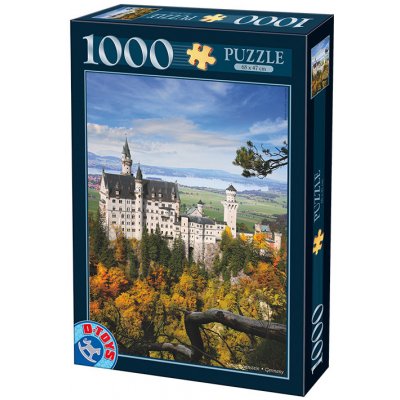 D-Toys Neuschwanstein Německo 1000 dílků