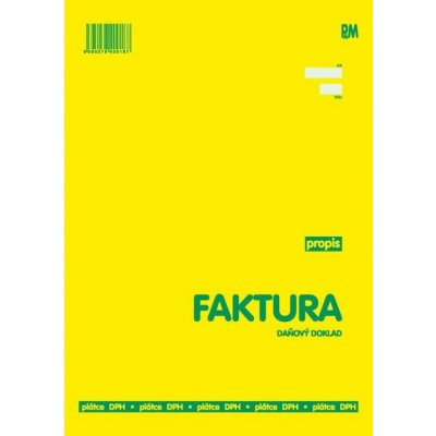 P&M 18 Faktura daňový doklad – Zboží Živě