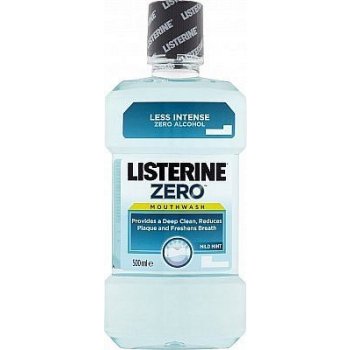 Listerine Cool Mint Mild ústní voda s esenciálními oleji bez alkoholu 500 ml