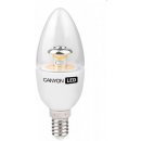 Canyon LED COB žárovka E14 svíčka průhledná 6W 470 lm Teplá bílá 2700K 220-240V 150° Ra>80