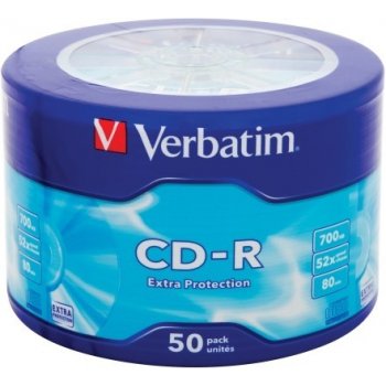 Verbatim CD-R 700MB 52x, bulk box, 50ks (43787)