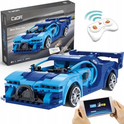 LEANToys Závodní auto modré R/C 325 ks – Zboží Mobilmania