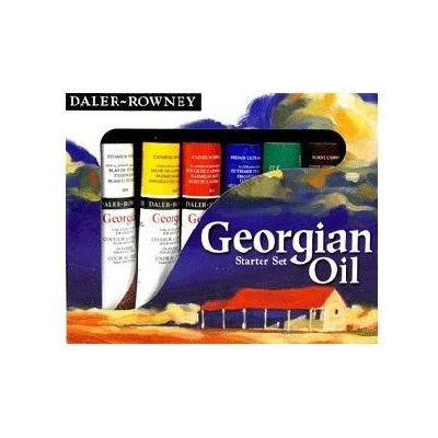 Daler & Rowney Georgian Oil Starter Set 6 x 22 ml sada olejových barev – Hledejceny.cz