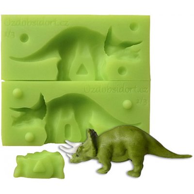 Silikonová formička 3D dinosaurus