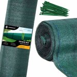 Stínící tkanina 150cm x 10m, 95% zastínění, zelená SPRINGOS SN0039 – Zboží Mobilmania