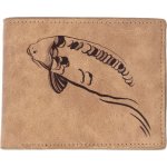 Giants Fishing Peněženka Hnědá Plavající Kapr Brown Wallet Swimming Carp – Zboží Mobilmania