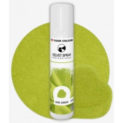 Food Colours sametový sprej Lime Green 100 ml – Hledejceny.cz