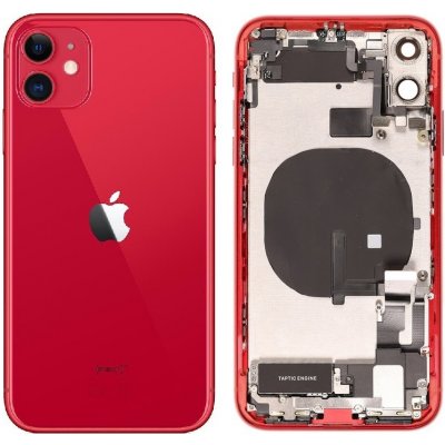 Apple iPhone 11 - Zadní Housing - (PRODUCT)RED™ s předinstalovanými díly