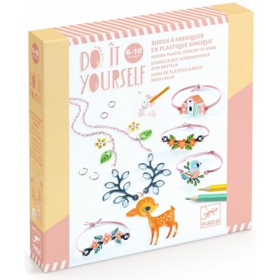 Djeco DIY Vyrob si sám Bižuterie Srneček a ptáček – Hledejceny.cz