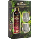 Ron Centenario Fundacion 20y 40% 0,7 l (dárkové balení 2 sklenice) – Sleviste.cz