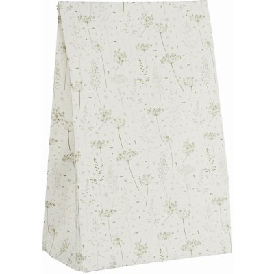 IB LAURSEN Papírový sáček Green Grass 28,5 cm, krémová barva, papír – Zboží Mobilmania