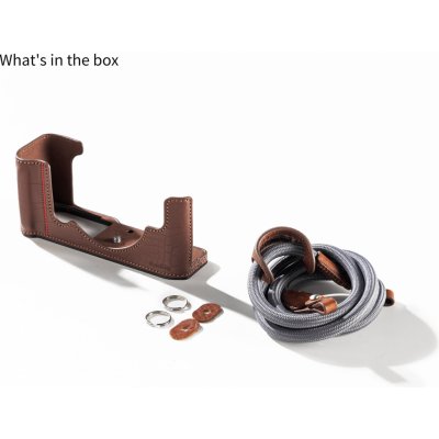 SmallRig Leather Case Kit for Nikon Z f Brown 5096 – Zboží Živě