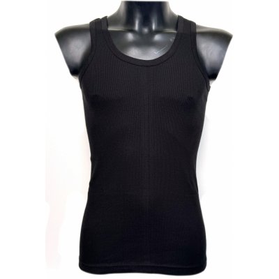 Pánské bavlněné tílko Texbase 2-pack - černé Velikost: M – Zboží Dáma