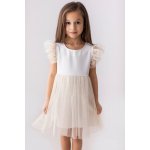 Lily Grey dívčí slavnostní šaty s třpytivou sukní a volánkovými rukávky – Zboží Dáma