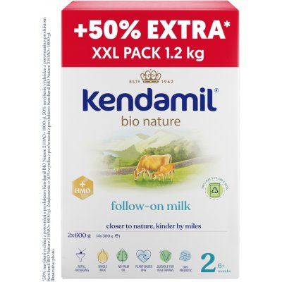 Kendamil 2 BIO Nature HMO+ 2 x 600 g – Sleviste.cz