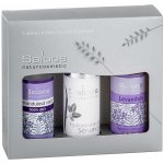 Saloos Zklidnění & Hydratace pleti 100% Bio levandulová voda 50 ml + Hyaluronové sérum 50 ml + Levandule hydrofilní odličovací olej 50 ml dárková sada – Hledejceny.cz