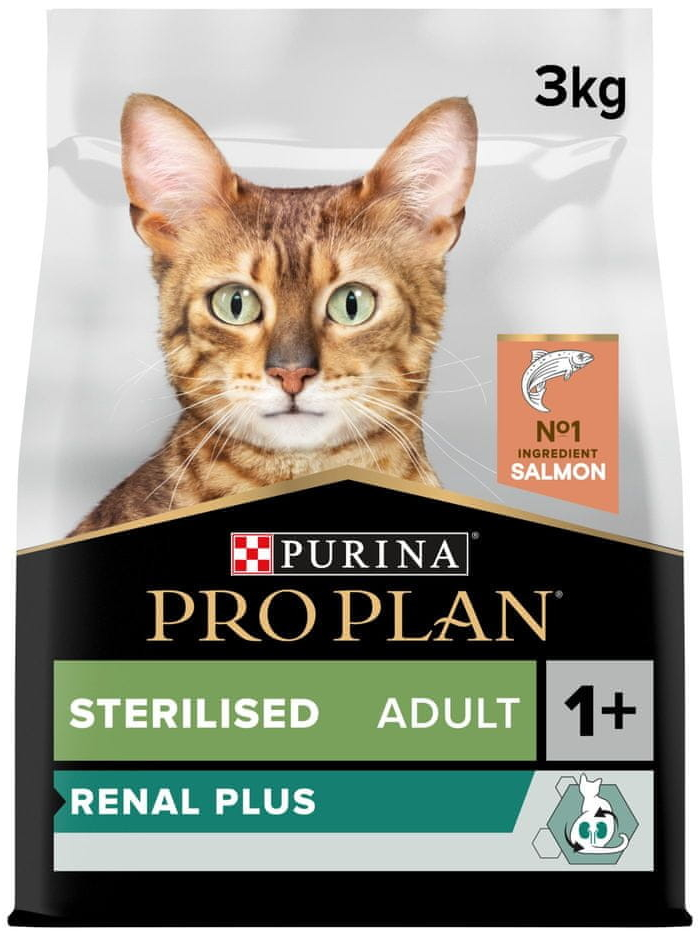 Pro Plan Cat Adult Sterilised Renal Plus losos 3 kg