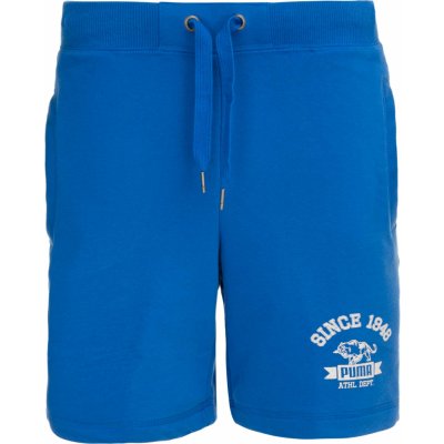 Puma pánské šortky Style Athl Sweat bermuda modrá – Zboží Mobilmania