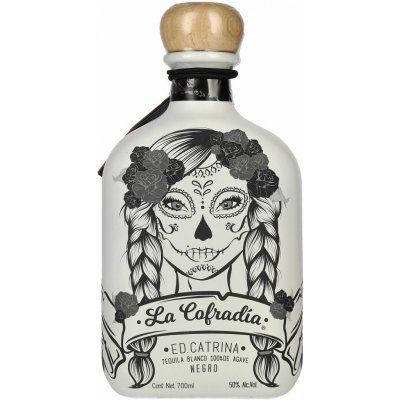 La Cofradía Black ed. Catrina 100% Blue Agave 50% 0,7 l (holá láhev) – Hledejceny.cz