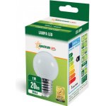 Spectrum LED žárovka E27 1W 230V studená bílá – Zboží Mobilmania