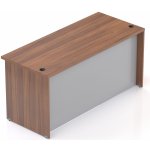 Nábytek Designový cz LKA16 19 Recepční pult Komfort ořech / šedý – Zboží Mobilmania