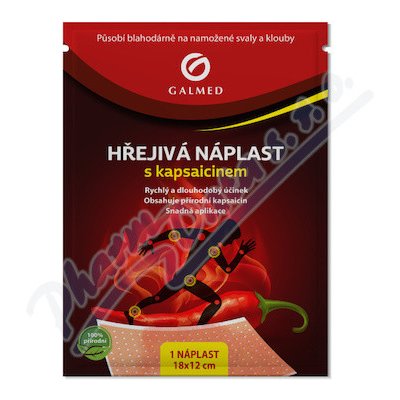 Galmed Hřejivá náplast s kapsaicinem 18 x 12 cm – Sleviste.cz