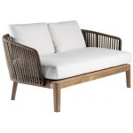 Tribu Teaková Mood 159x81x69 cm teak výplet lanko linen bez sedáků – Hledejceny.cz