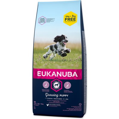 Eukanuba Puppy & Junior Medium Breed 15 kg – Zboží Mobilmania