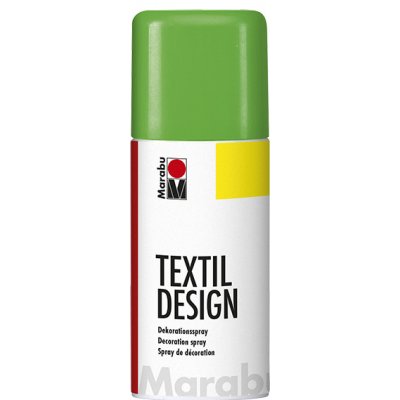 Barva na textil ve spreji Marabu Textil Design spray 150 ml zelená neonová 365