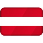 Amicar Samolepicí vlajka Rakouska 50x30 mm, 3D efekt – Zboží Dáma