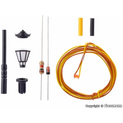 Viessmann N Parková LED lampa, 33 mm, stavebnice 6620