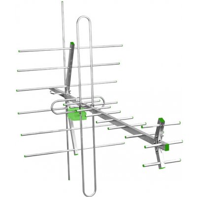 PS Anténa DVB-T TURBO TV-MUX8 COMBO VHF / UHF vertikální polarizace (V) + balun. – Hledejceny.cz