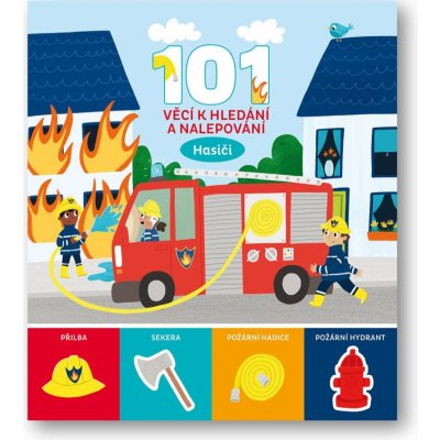101 věcí k hledání a nalepování Hasiči – Zboží Dáma