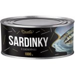 Bassta Sardinky ve slunečnicovém oleji 125 g – Sleviste.cz